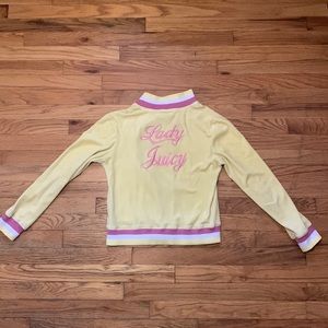 Vintage Lady Juicy Juicy Couture velvet track jacket